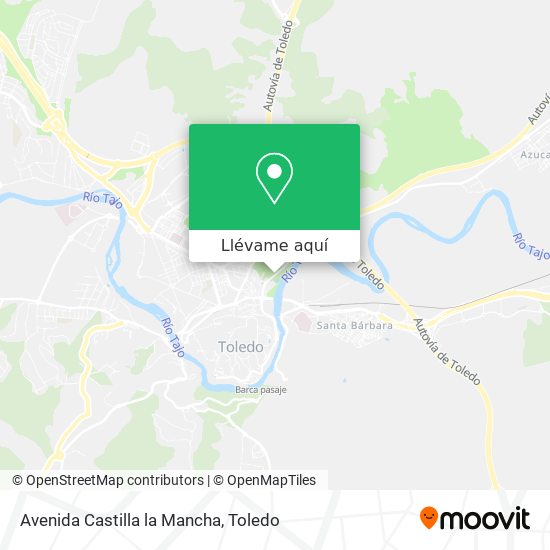 Mapa Avenida Castilla la Mancha