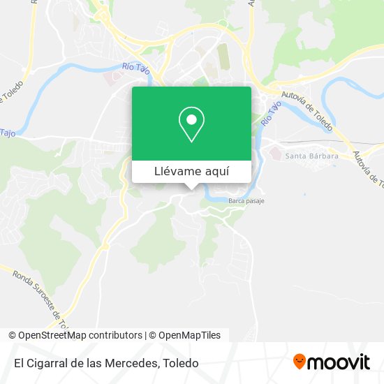 Mapa El Cigarral de las Mercedes