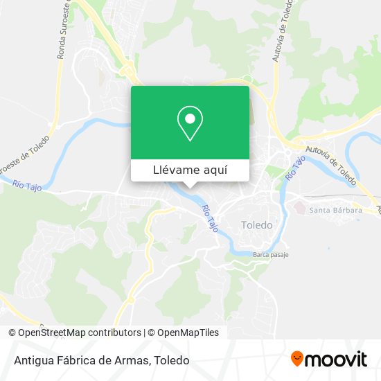 Mapa Antigua Fábrica de Armas