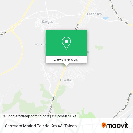 Mapa Carretera Madrid Toledo Km.63