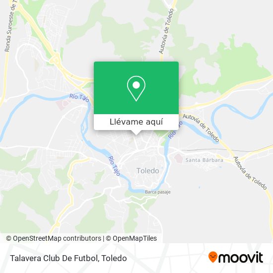 Mapa Talavera Club De Futbol