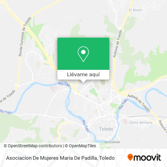 Mapa Asociacion De Mujeres Maria De Padilla
