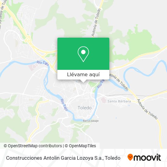 Mapa Construcciones Antolin Garcia Lozoya S.a.