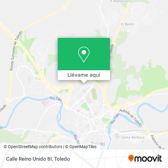 Mapa Calle Reino Unido 8I