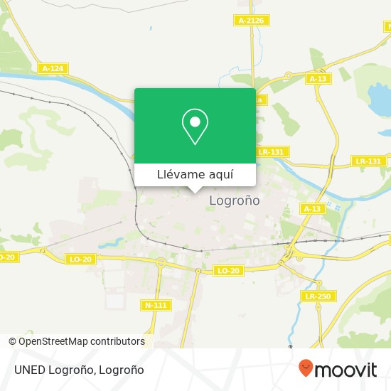 Mapa UNED Logroño