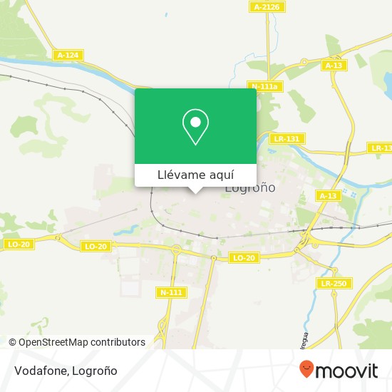 Mapa Vodafone