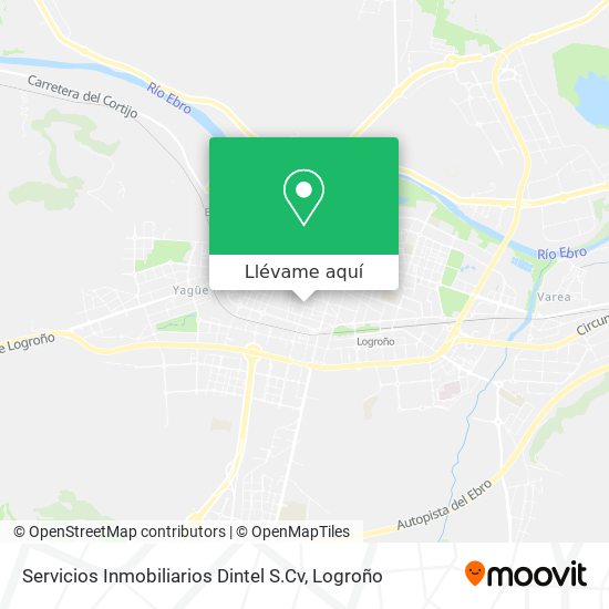 Mapa Servicios Inmobiliarios Dintel S.Cv