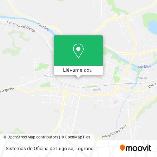 Mapa Sistemas de Oficina de Lugo sa