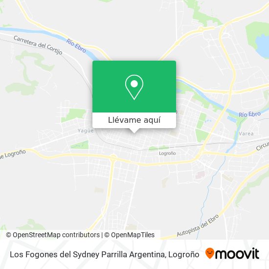 Mapa Los Fogones del Sydney Parrilla Argentina