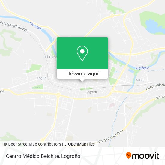 Mapa Centro Médico Belchite