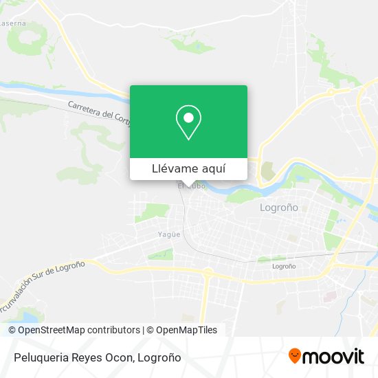 Mapa Peluqueria Reyes Ocon