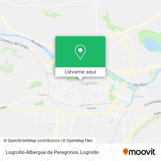 Mapa Logroño-Albergue de Peregrinos