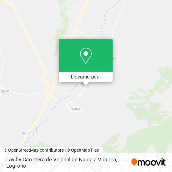 Mapa Lay by Carretera de Vecinal de Nalda a Viguera