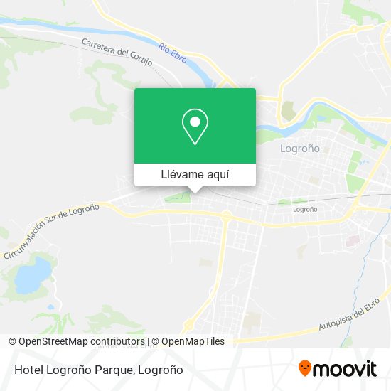 Mapa Hotel Logroño Parque