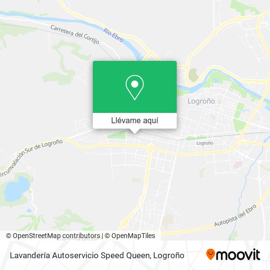 Mapa Lavandería Autoservicio Speed Queen