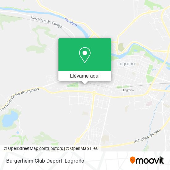 Mapa Burgerheim Club Deport