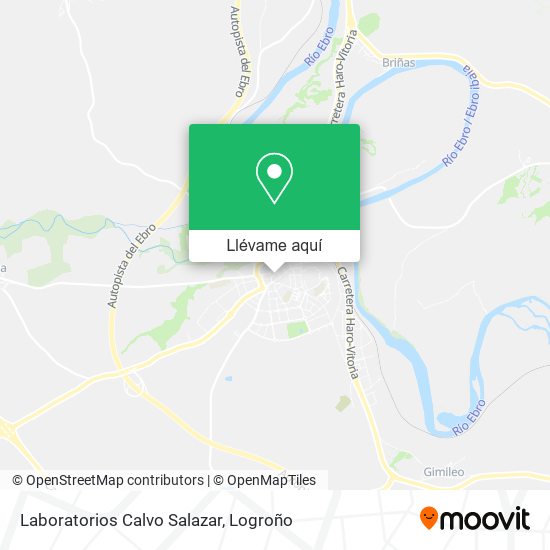 Mapa Laboratorios Calvo Salazar