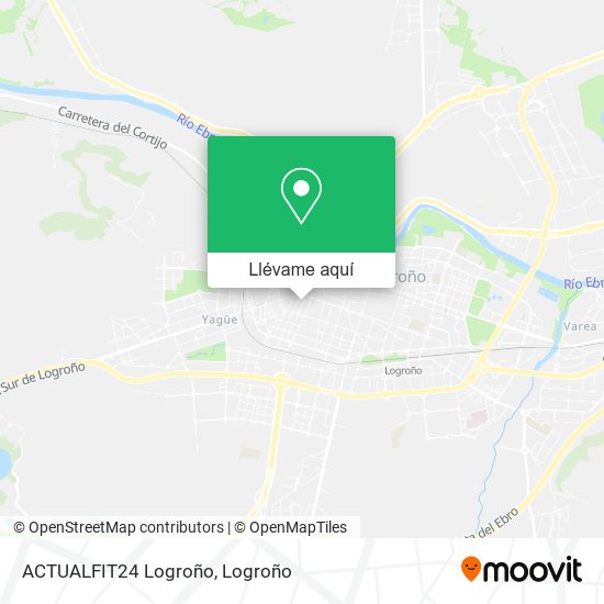 Mapa ACTUALFIT24 Logroño