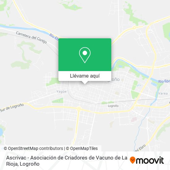 Mapa Ascrivac - Asociación de Criadores de Vacuno de La Rioja