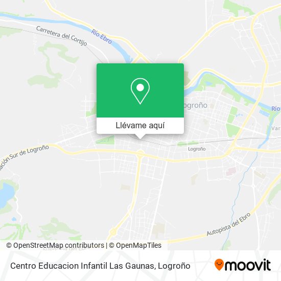 Mapa Centro Educacion Infantil Las Gaunas