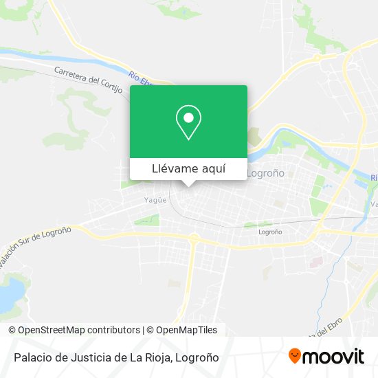 Mapa Palacio de Justicia de La Rioja