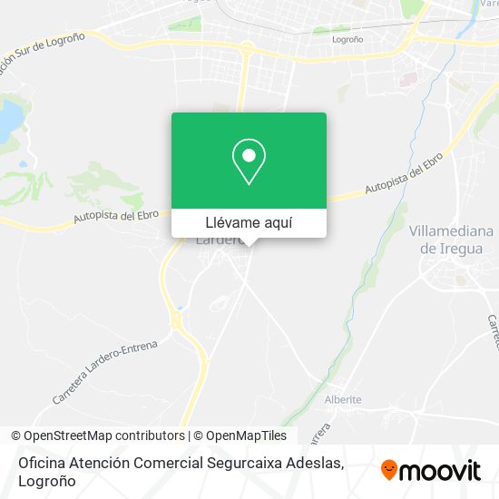 Mapa Oficina Atención Comercial Segurcaixa Adeslas