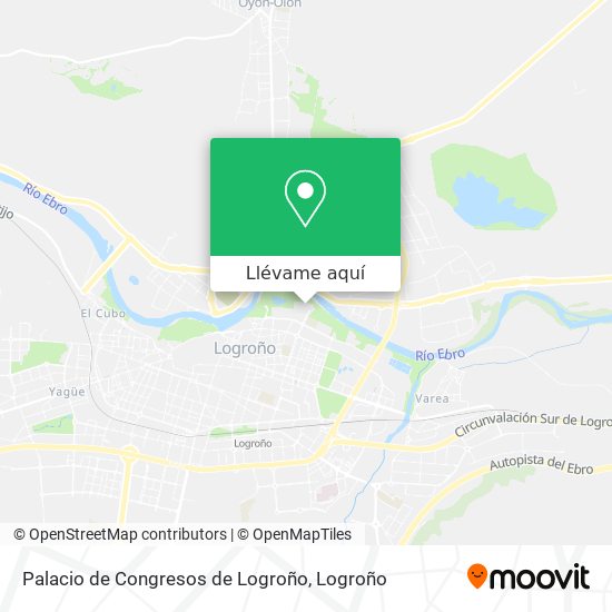 Mapa Palacio de Congresos de Logroño