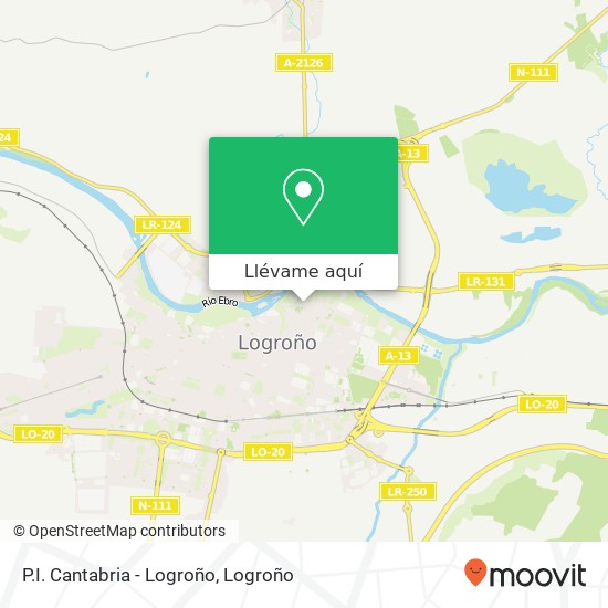 Mapa P.I. Cantabria - Logroño