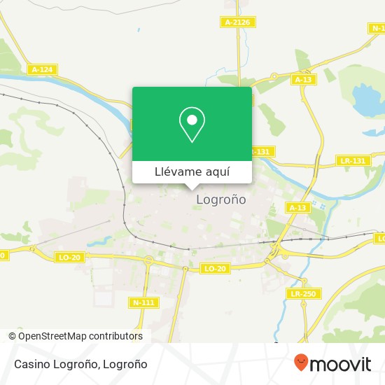 Mapa Casino Logroño