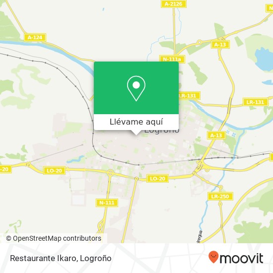 Mapa Restaurante Ikaro, Avenida de Portugal, 3 26001 Logroño