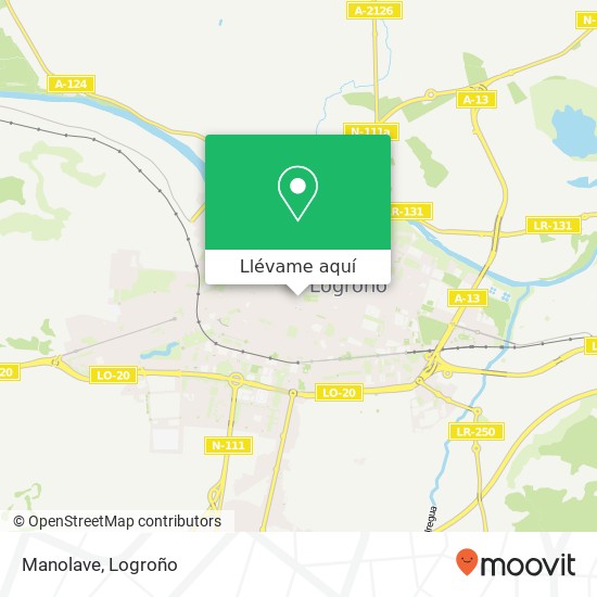 Mapa Manolave, Calle Víctor Pradera, 5 26001 Logroño