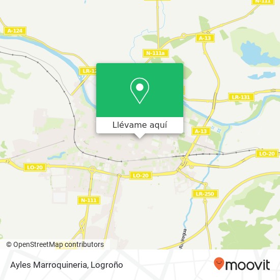 Mapa Ayles Marroquineria, Calle Doctores Castroviejo, 32 26003 Logroño