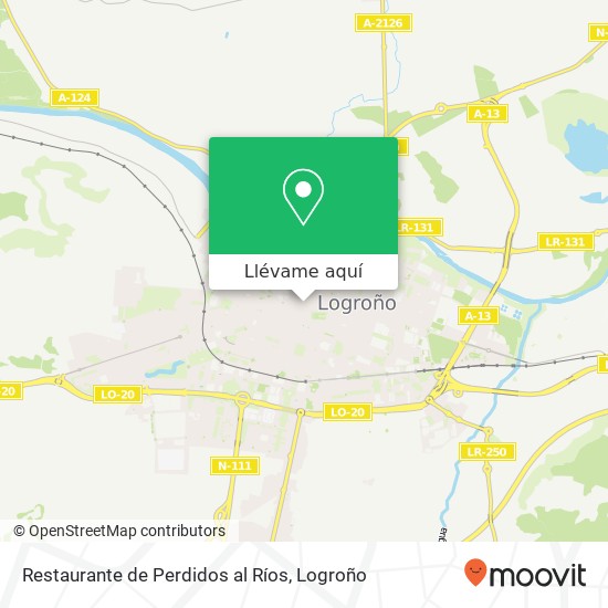 Mapa Restaurante de Perdidos al Ríos, Calle San Agustín, 5 26001 Logroño