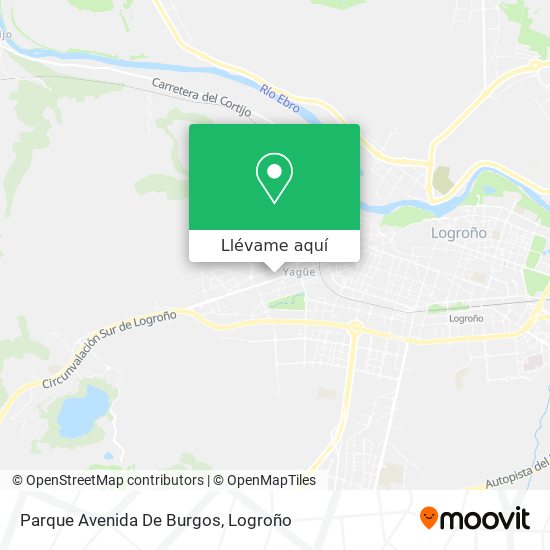 Mapa Parque Avenida De Burgos