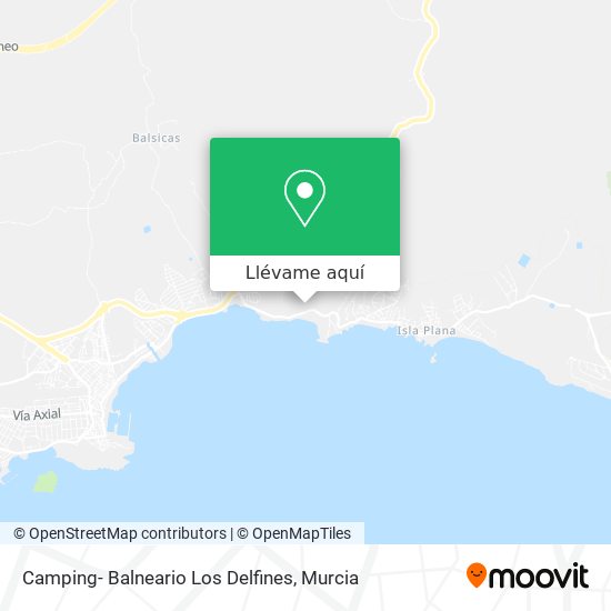 Mapa Camping- Balneario Los Delfines