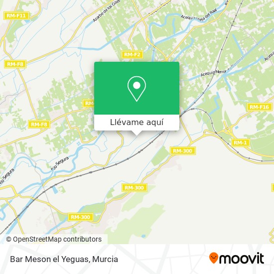 Mapa Bar Meson el Yeguas