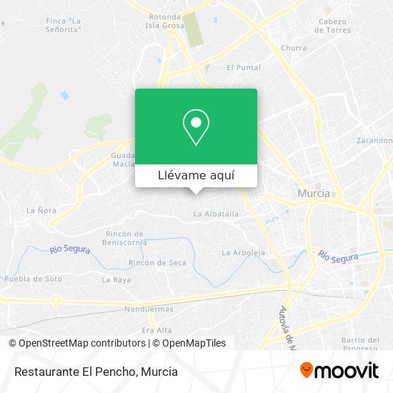Mapa Restaurante El Pencho
