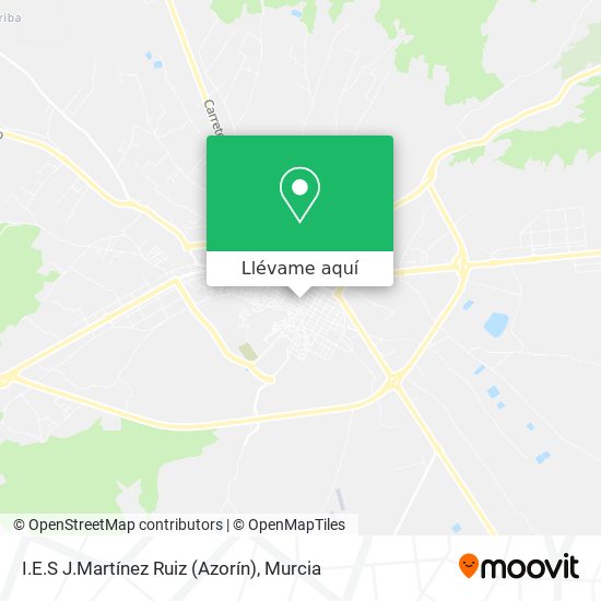 Mapa I.E.S J.Martínez Ruiz (Azorín)