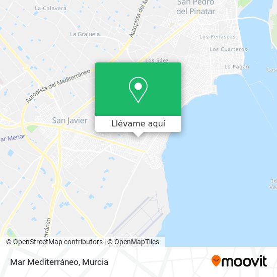 Mapa Mar Mediterráneo