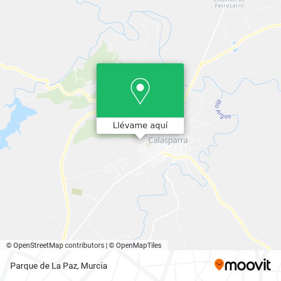 Mapa Parque de La Paz