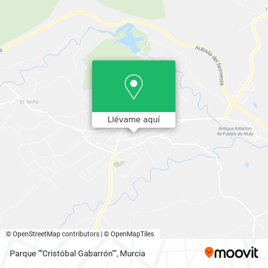 Mapa Parque ""Cristóbal Gabarrón""