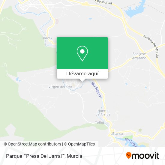 Mapa Parque ""Presa Del Jarral""