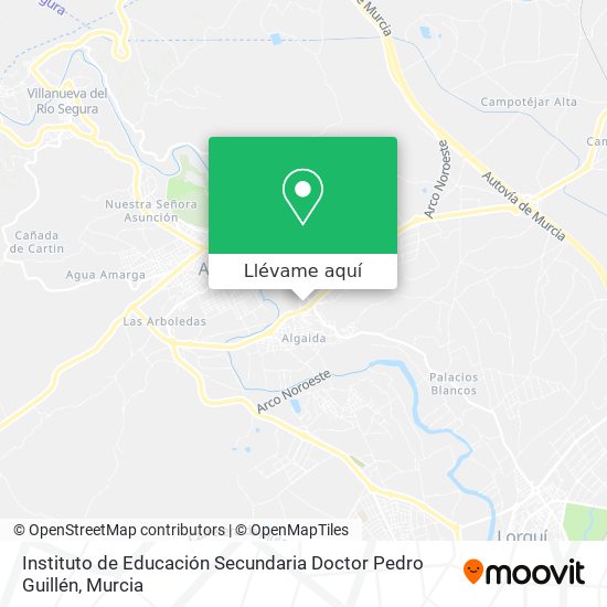 Mapa Instituto de Educación Secundaria Doctor Pedro Guillén