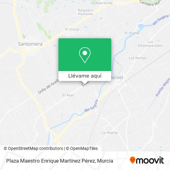 Mapa Plaza Maestro Enrique Martínez Pérez