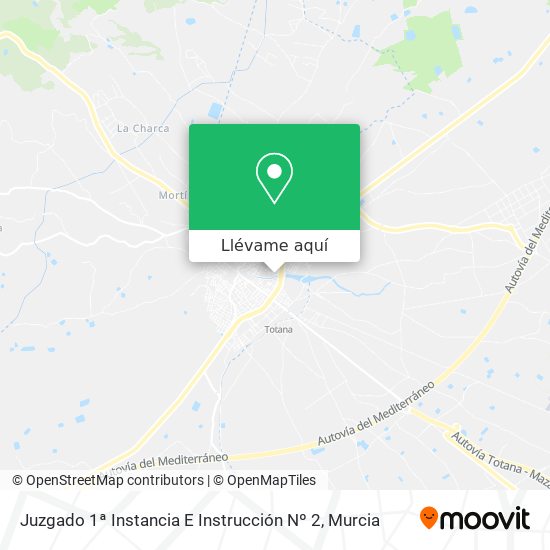 Mapa Juzgado 1ª Instancia E Instrucción Nº 2