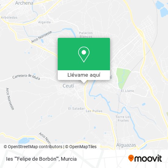 Mapa Ies ""Felipe de Borbón""