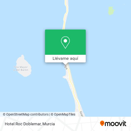 Mapa Hotel Roc Doblemar