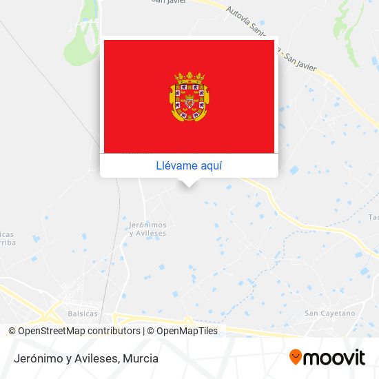 Mapa Jerónimo y Avileses