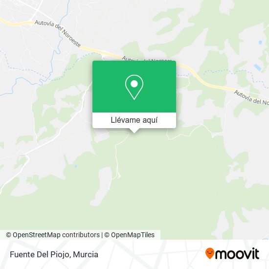 Mapa Fuente Del Piojo
