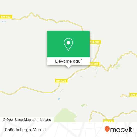 Mapa Cañada Larga